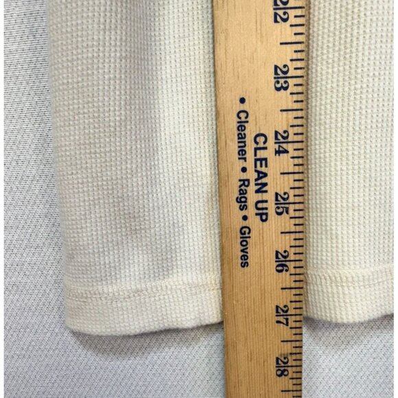 Woolrich Women's Waffle Knit Turtleneck Long Sleeve Pullover Sweater XL Cream St - Picture 5 of 11